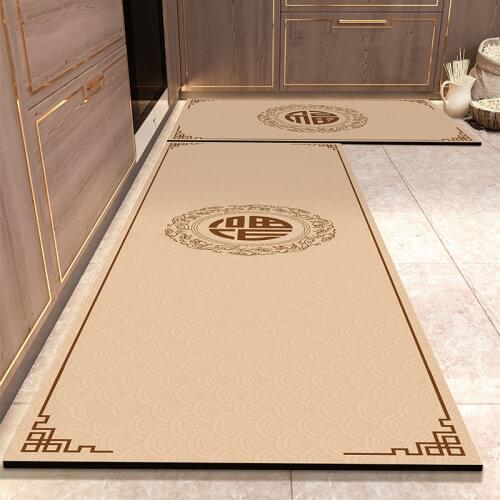 Kitchen Carpet Waterproof Oilproof Kitchen Mat Non Slip Floor Mat for Living Room Bedroom Doormat Floor Mat In The Room