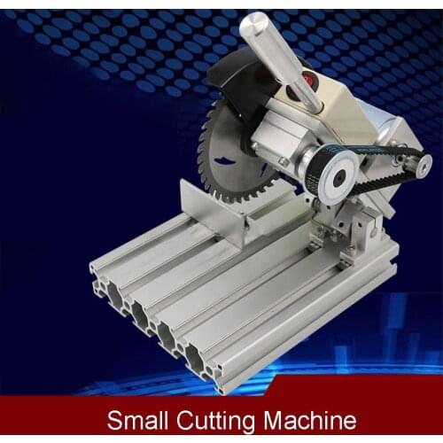 Small Cutting Machine 360W 110V/220V Household Electric Table Saw Aluminum Alloy 4 Inch DIY Circular Saw For Woodworking Steel