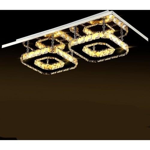 Fashion crystal chandeliers led lamps high-power led chandelier lighting living room led chandelier led lustre light chandeliers