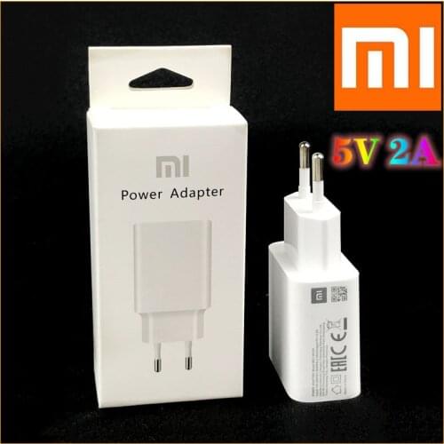 Xiaomi Original Charger 5V/2A EU Travel Charging Adapter for Mi 5 5s max 3s redmi note 3 4 pro redmi 7 7a mi a2 lite 4x
