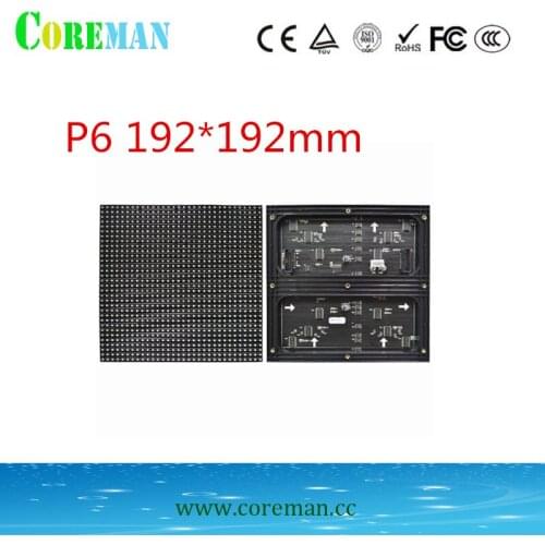 P6 taix top led sign module bus led module shop front led module video module p6p2.5outdoor programable led sign