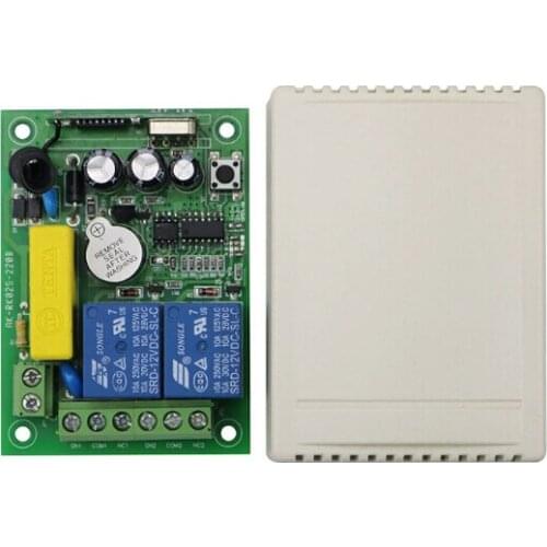 AC 220 V 8 A 2 CH RF Wireless Remote Control switch Receiver DIY part 433mhz or 315mhz