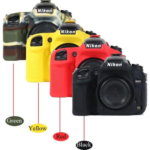 Soft Camera Bag Silicone Case Rubber Camera case For Nikon D600 D610 Protective Body Cover Skin