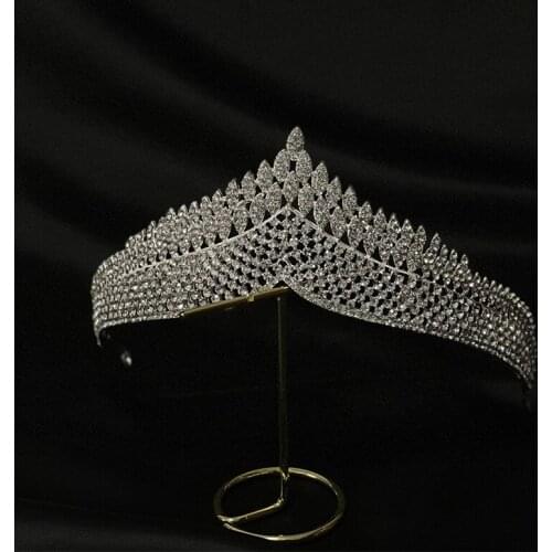 Shining Rhinestone Tiaras and Crowns Headbands for Women Girls Bride Wedding Hair Jewelry Super Fairy Headpieces Headwear