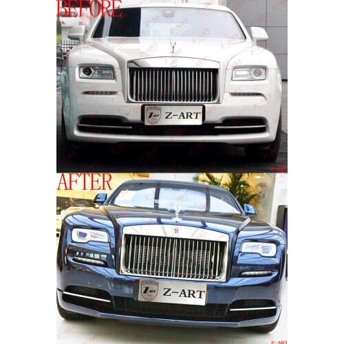Z-ART facelift body kit For Rolls Royce Wraith 2013-2017 retrofit body kit for Wraith 2018-2020 looks front bumper +headlights