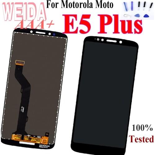 WEIDA 6.0" For Motorola Moto E5 Plus XT1924 XT1924-1 XT1924-2 Lcd Screen Display Touch Glass Digitizer Assembly for Moto E5 Plus