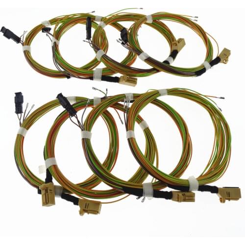 SCJYRXS 12V Qty8 Harness OPS Parking Switch Automatic Radar Button Cable Connector Plug For MK6 Golf MK6 1K0 927 122 A