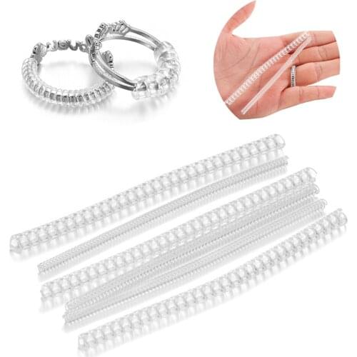 20Pcs 3.8/4.8mm Transparent Silicone Ring Protector with 1Pcs Polishing Cloth for Ring Size Adjuster Jewelry Making Accessories