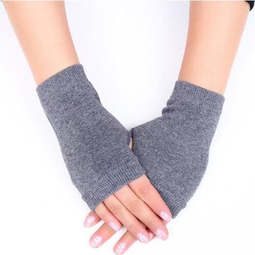 2021 Winter Thick Knitting Warm Fingerless Gloves Men Women Stylish Half Finger Mittens Outdoor Soft Comfortable Cotton Gloves