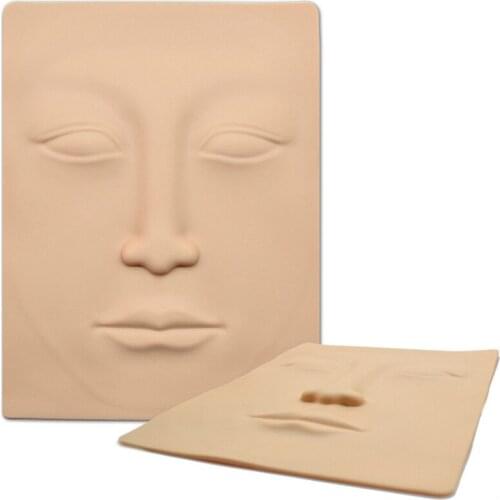 3D Permanent Makeup Practice Silicone Face Tattoo Practice Skin Newest Design False Skins For Beginners Tattoo