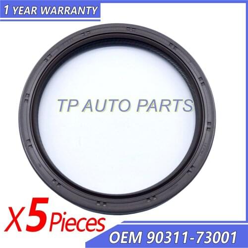 5 Pieces Auto Spare Engine Parts Oil Seal OEM 90311-73001 BH6133E 9031173001 Compatible With Toyota