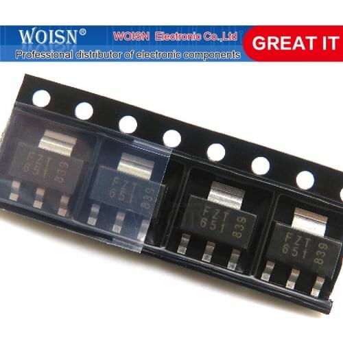 5pcs/lot FZT605TA FZT651TA FZT653TA FZT751TA FZT968TA FZT605 FZT651 FZT653 FZT751 FZT968 SOT-223 In Stock
