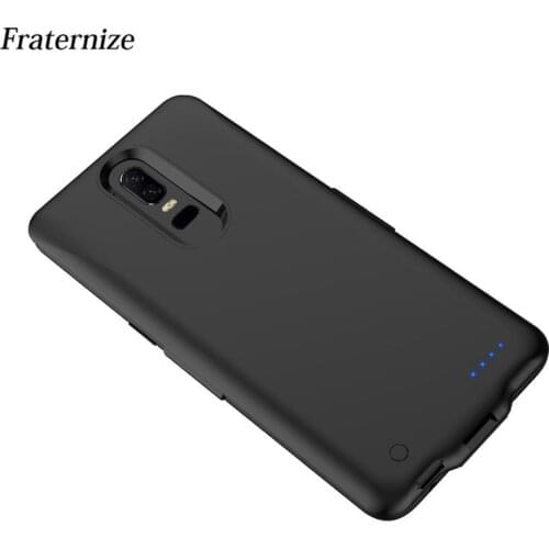 5000mAh Slim Battery Charger Case for Oneplus 6 Battery Cover Slim External Power Bank Backup shockproof Charging Back Cover