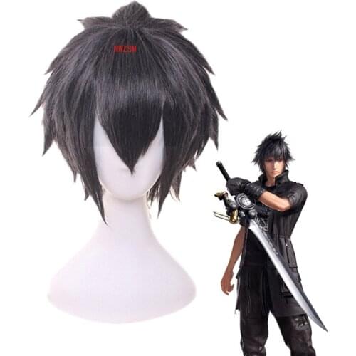 Anime Final Fantasy Noctis Lucis Caelum Short Wig Cosplay Costume FF15 XV Heat Resistant Synthetic Hair Men Wigs