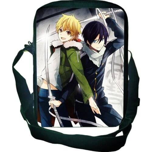Anime Noragami Yato Yukine Travel Shoulder Bag Cartoon Messenger Bags Casual Handbag Bookbags Male Female Mobile Phone Bag