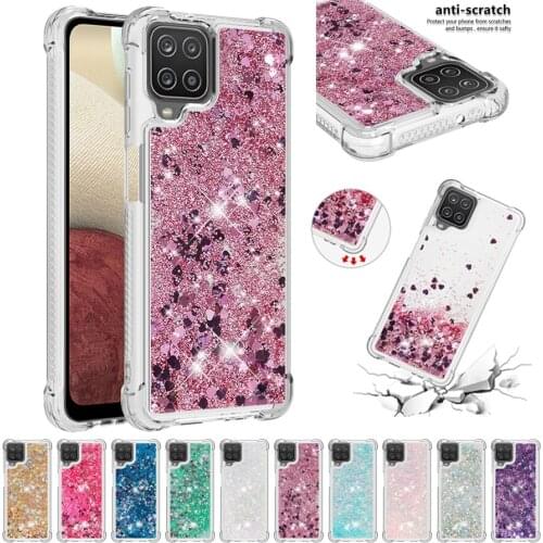 Quicksand Colorful Anti-drop Case For Samsung Galaxy A02S A12 A22 A32 A52 A72 A82 Note 20 S20 Plus/Ultra/FE S21 Plus/Ultra/FE