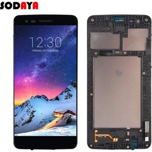 For LG K8 2017 Display MS210 M210 M200N LCD Display With Touch Screen Digitizer Assembly With Frame Free Shipping