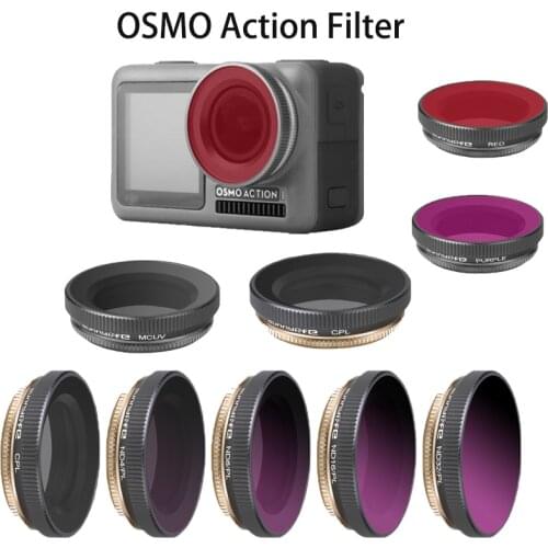 Camera Filters OSMO Action CPL/ND4/ND8/ND16/ND32 PL Circular Polarizer Filter for DJI OSMO Action Camera Acessories