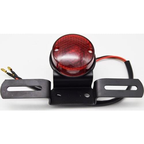Motorcycle rear talilight tail light bulb brake signal back universal warning stop lamp halogen 12V