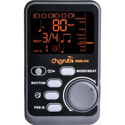 Guitar Metronome Metro Tone Generator Guitar Violin Bass Banjo Metronome Accessory Music Instrument Bass Metronome LCD Display