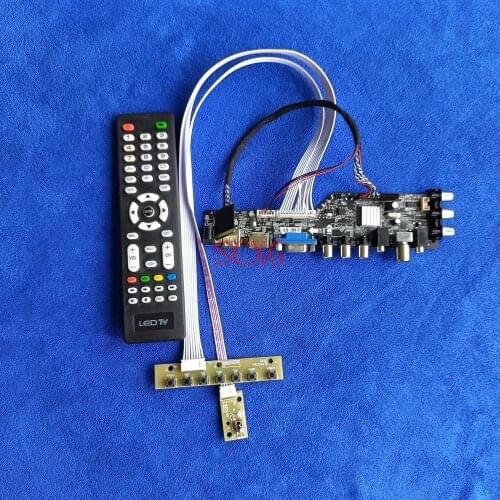 Kit LCD LED Digital signal 1280*800 DVB AV VGA USB HDMI-compatible Screen controller board 40 Pin LVDS Fit LTN121AT06/LTN121AT11