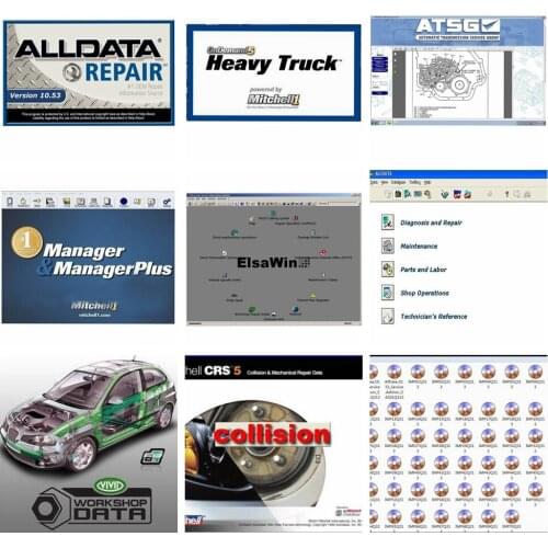 2020 Hot Auto Repair Alldata V10.53 Software mit.chell on demand software 2015 Vivid workshop atsg all data 1tb hard hdd usb3.0