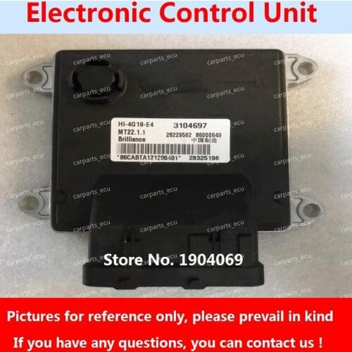 Engine Computer Board B6000649 28229562 28325196 3104697 MT22 ECU B6001209 3751431 28350262 For Jinbei HIACE/Zhongxing Picku Car