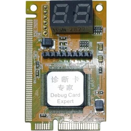 3 in 1 Mini PC Tester PCI-E LPC PC Analyzer POST Card For Notebook Laptop Metal High Stability diagnosis test card
