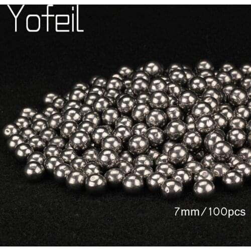 Hunting Slingshot Stainless Steel Balls 100pcs/Lot 7.0mm Steel Slingshot Balls Catapult Slingshot Hitting Ammo Steel Ball