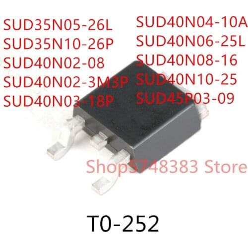 SUD35N05-26L SUD35N10-26P SUD40N02-08 SUD40N02-3M3P SUD40N03-18P SUD40N04-10A SUD40N06-25L SUD40N08-16 SUD40N10-25 SUD45P03-09
