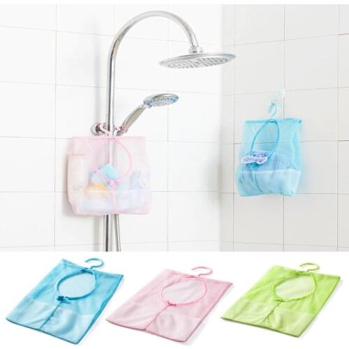 Bathroom Baby Toys Bag Multifunctional Hanging Storage Mesh Bags Baby Bath Toys Eco-Friendly Mesh Child Kids Bath Toys Baskets