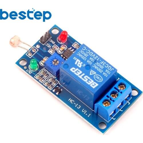 1 Channel 12V Photosensitive Relay Module Light Switch Photosensitive Sensor Module