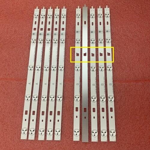 5set=50pcs LED backlight strip for TV Sony KDL-40R355B