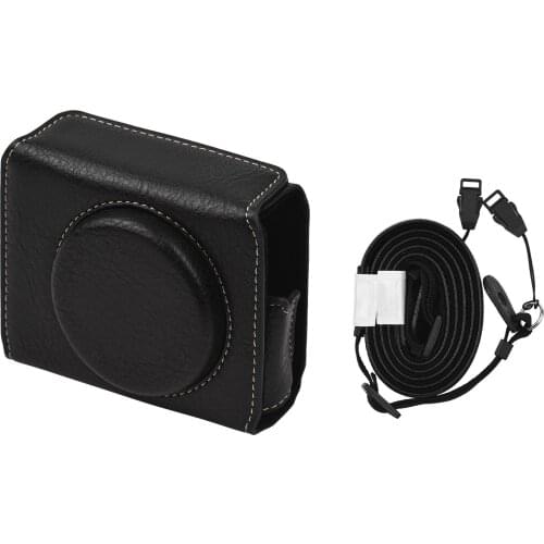 Andoer Vintage PU Leather Camera Case Protective Camera Bag with Strap Replacement for SONY RX100 VII VI V IV III II I HX90 HX80