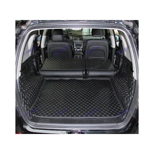 Car Travel )Good mats! Special car trunk mats for Ssangyong Rexton W 2014 durable waterproof luggage carpets for Rexton w 2015