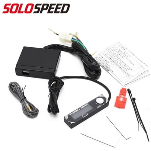 HK Car Universal Type 0 Digital Turbo Timer with Red/Blue/White LED Display