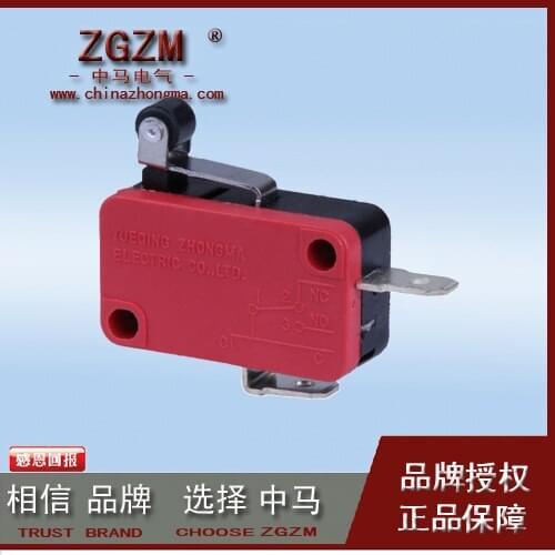 HWEXPRESS 50PCS Switch ZW7-3B Copper Point 3-5A Bring Rolling Wheel 2 Foot Often Close