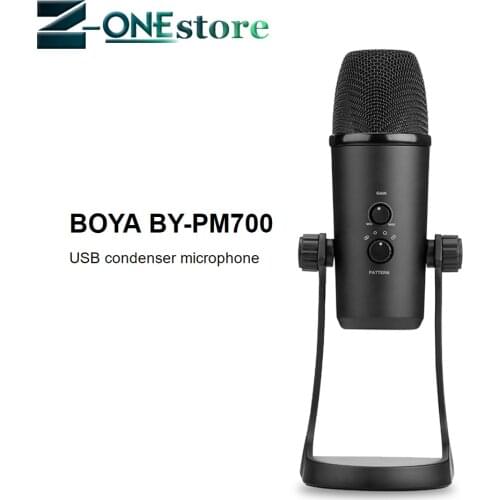BOYA BY-PM700 Professional Condenser Sound Podcast Studio Microphone For PC Laptop Skype MSN karaoke Music Microfon Conferencing