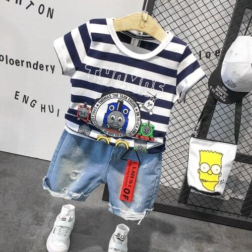 2020 summer Boy causal t-shirt + shorts two-piece flower boys clothing baby boy sets childrens set kids ports suits 44