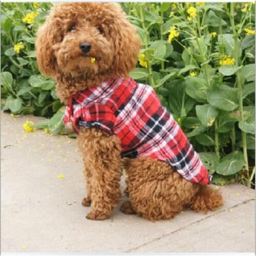 Hot Selling Cute Pet Dog Shirt Size XS/S/M/L green Blue Red Color Puppy Clothes Levert Dropship Pet equipment Supplies