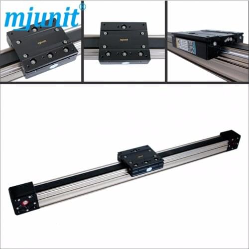 Mjunit MJ60 Carriage Belt Driven Actuator Linear Rails Customized Length Belt Drive Linear Guide Rail