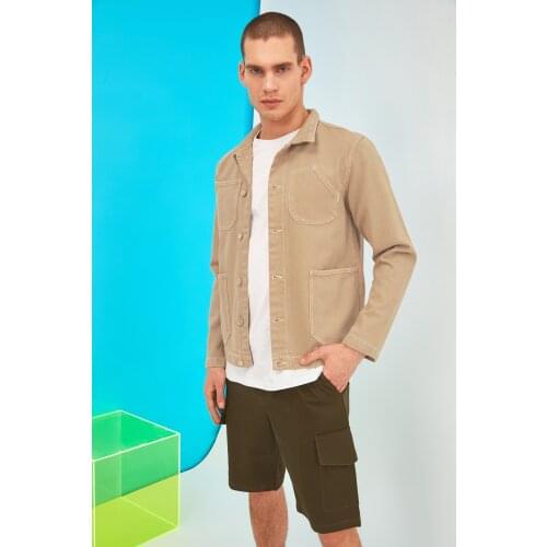 Trendyol Male Multi-Pocket Coat TMNSS21CE0158