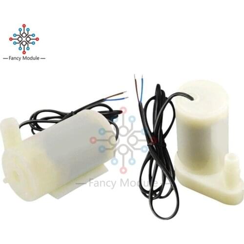 Mini Micro Submersible Water Pump 100L/H DC 3V Low Noise Brushless Motor Horizontal Vertical 1m Soft Hose Aquarium Pump