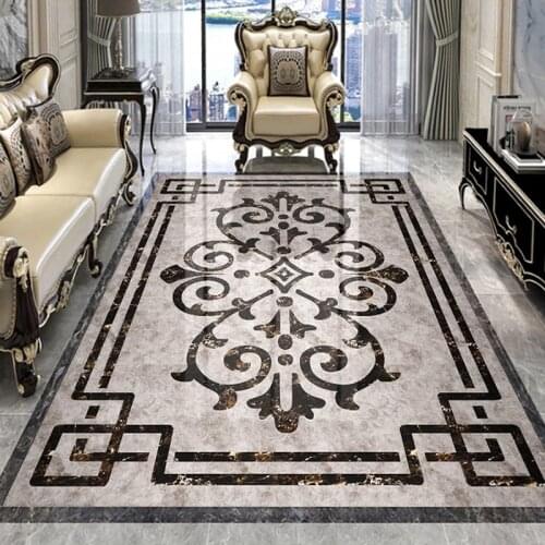 Custom 3D Floor Wallpaper PVC Waterproof Self Adhesive Living Room Bedroom Floor Sticker Wall Decals Luxury Marble Pattern Mural