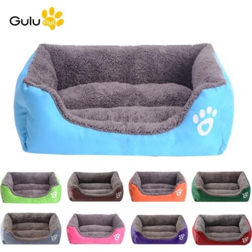 S-XXL Comfortable Pet Dog Bed Soft Puppy Cat House Sleeping Warm Mat Waterproof For Small Medium Large Size Pet