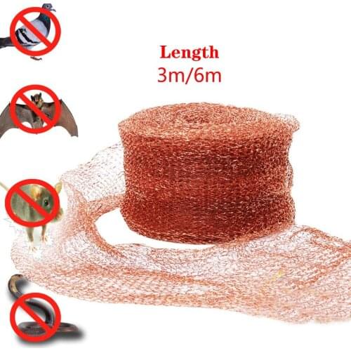 Corrugated Copper Mesh Wire Screen for Mice, Rats, Snakes, Bats Insects Repellents Rodent & Pest Control