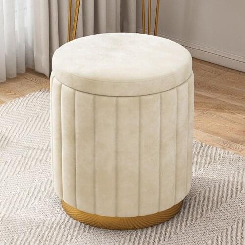 Space Saving Furniture Vanity Chair Stool Chair Lovely Chair Makeup Chair Bedroom Furniture Velvet Stool