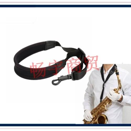 Light-weight Adjustable Saxophone Sax Neck Strap Cotton Padded with Hook Clasp Saxophone Braces band Saxophone Accessories