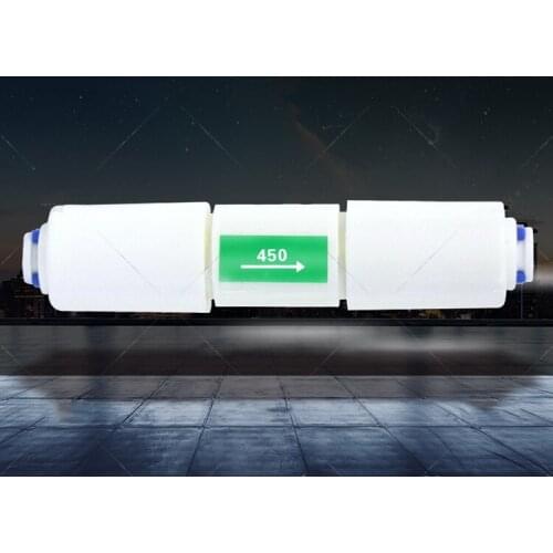 450ML 1:3 1/4" OD Tube Pushfit Flow Restrictor RO Water Connector Reverse Osmosis Aquarium System Plastic Pipe Fittings