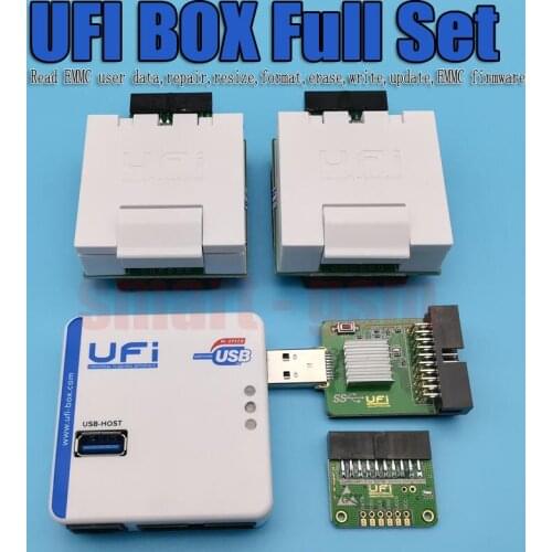 2021 new UFi Box powerful EMMC Service Tool Read EMMC user data repair resize format, erase write update firmware EMMC